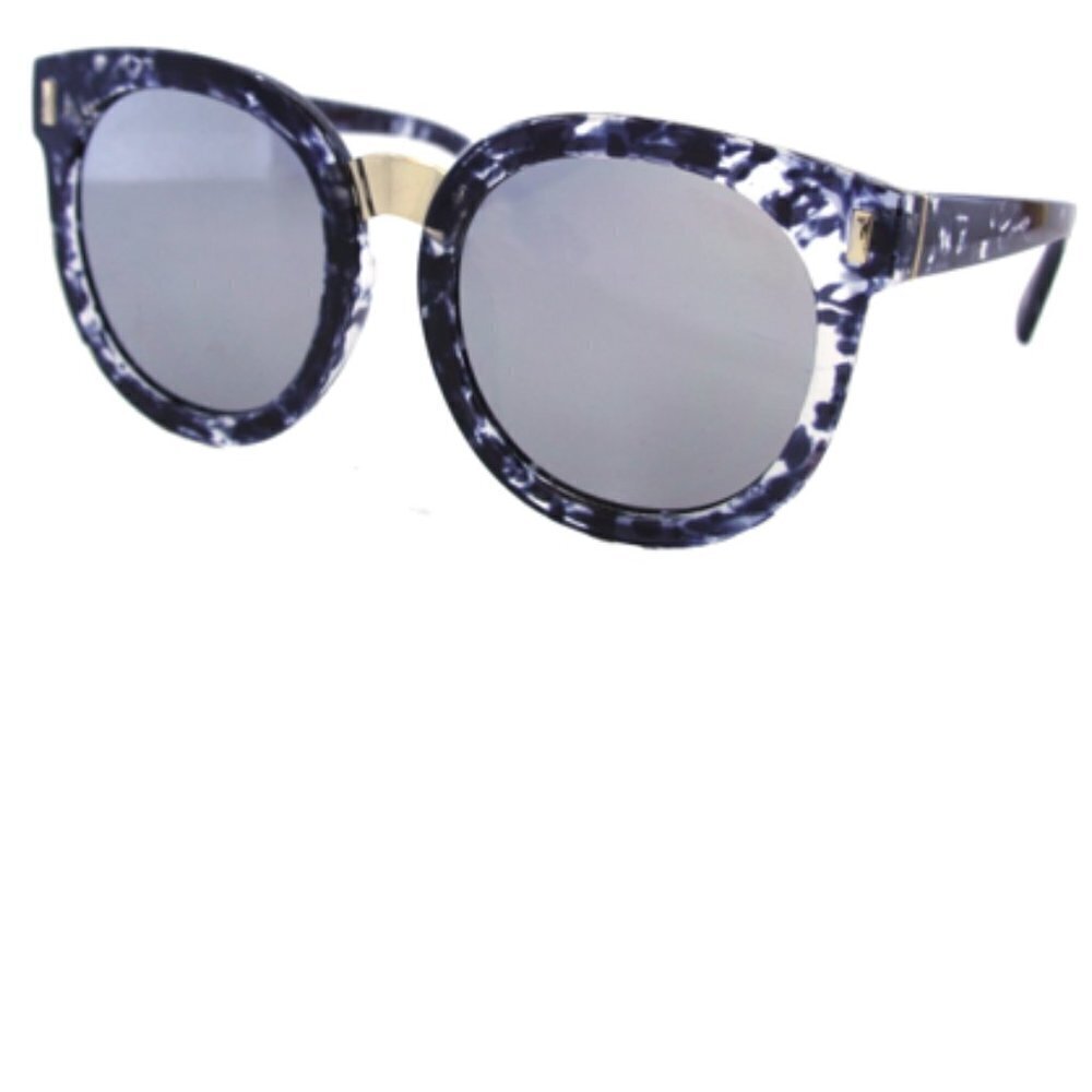 PLANUS ML2882FTM - FASHION EXTRALARGE ROUND SUNGLASSES WITH FLAT LENS